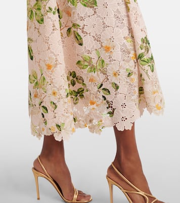 Robe chemise Rose imprimée | Monique Lhuillier