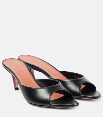 Alexa 60 leather mules | Amina Muaddi