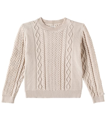 Pullover Romaine in cotone a trecce | Donsje
