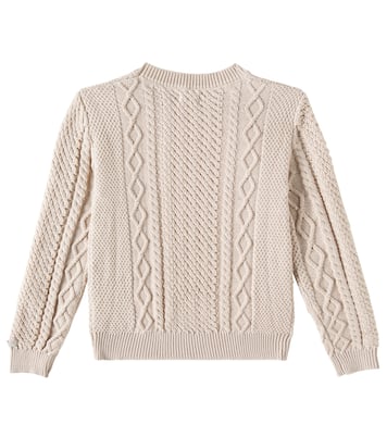 Pullover Romaine in cotone a trecce | Donsje