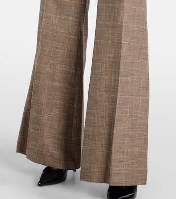 Stevens wool-blend flared pants | Joseph