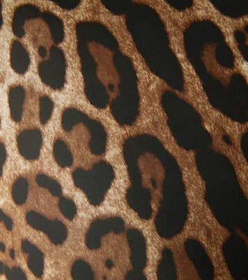 Cuscino  Leopardo piccolo in twill di seta | Dolce&Gabbana Casa