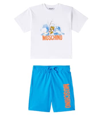 Set Teddy Bear de camiseta y pantalón | Moschino Kids