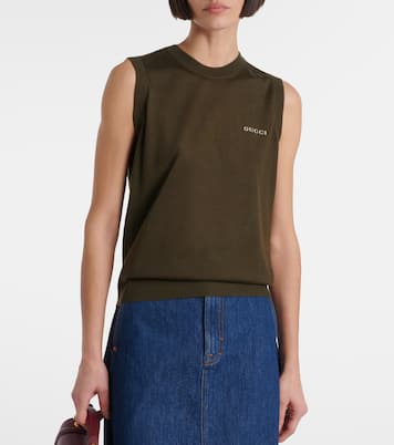 Pullunder aus Kaschmir und Seide | Gucci