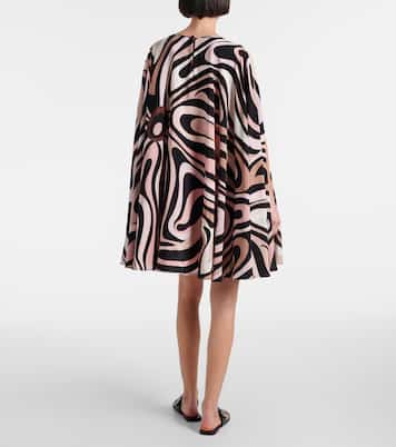 Abito corto Marmo in crêpe de chine | Pucci