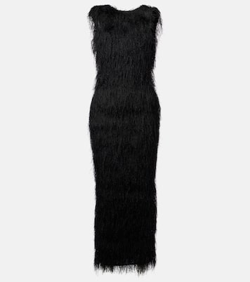 Fringe open-back maxi dress | Entire Studios