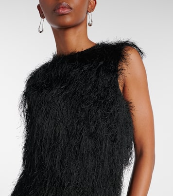 Fringe open-back maxi dress | Entire Studios