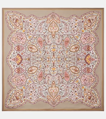 Paisley silk twill scarf | Chloé
