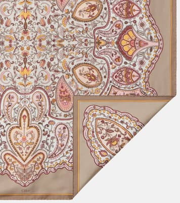 Paisley silk twill scarf | Chloé