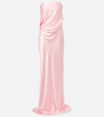 Vestido de fiesta de seda drapeado  | The Sei