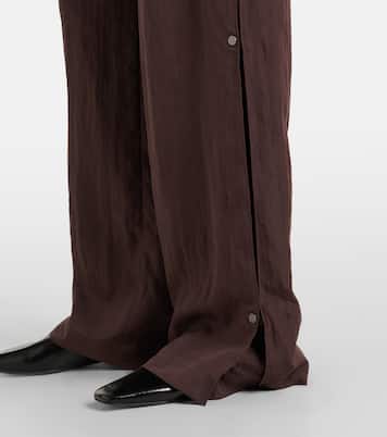 Slit-detail wide-leg pants | Vince