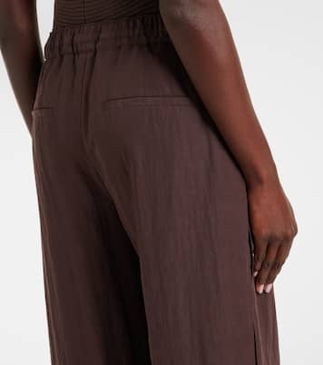 Slit-detail wide-leg pants | Vince
