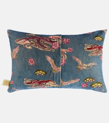 Aristolochia cotton pillow  | The House of Lyria