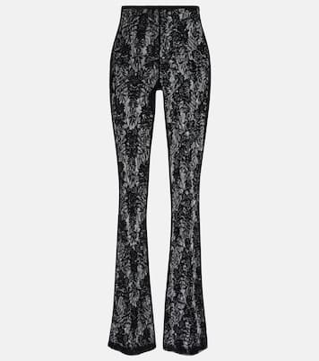 Lace flared pants  | Norma Kamali