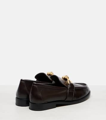 Mocassins Astaire Knot en cuir | Bottega Veneta