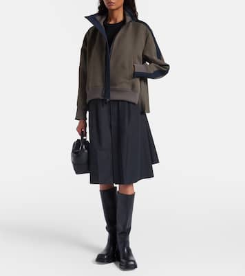 Jacke aus Matelassé und Twill | Sacai