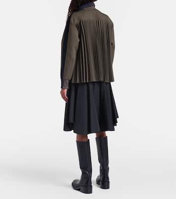 Jacke aus Matelassé und Twill | Sacai
