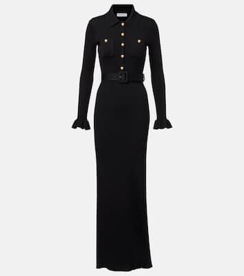 Maxikleid aus Rippstrick | Self-Portrait