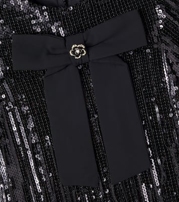 Bow-detail sequined dress | Patachou