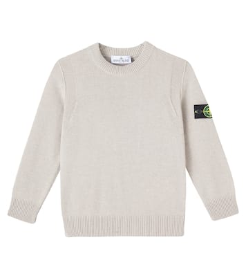 Jersey Compass en mezcla de lana y cachemir | Stone Island Junior