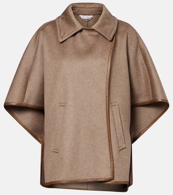 Cape Corsaro en cachemire et cuir | Max Mara
