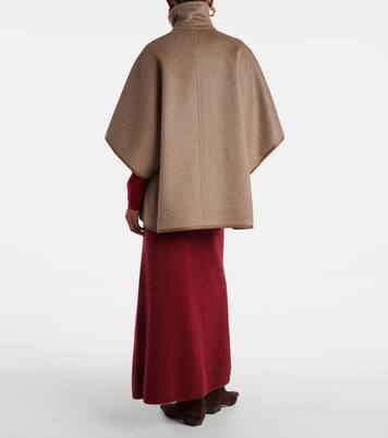 Cape Corsaro en cachemire et cuir | Max Mara