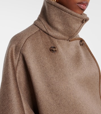 Cape Corsaro en cachemire et cuir | Max Mara