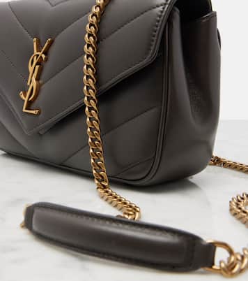Loulou Small leather shoulder bag | Saint Laurent