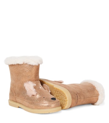 Eloniek glitter leather boots | Donsje