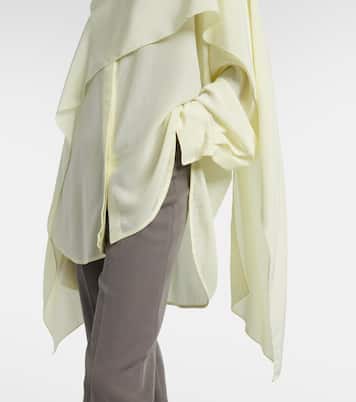 Kiki draped silk blouse | Calvin Klein