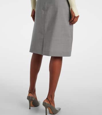 Jupe crayon Luna en laine | Calvin Klein Collection