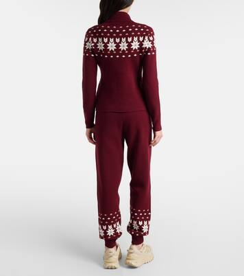 Cotton-blend half-zip sweater | The Upside