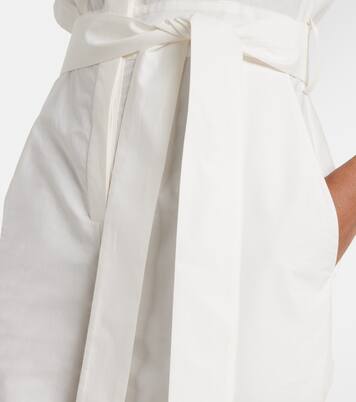 Belted cotton jumpsuit | Elie Saab