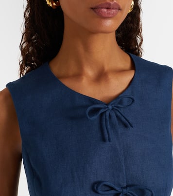 Sabine linen vest | Posse