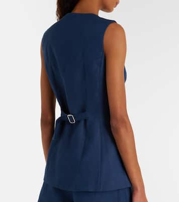 Sabine linen vest | Posse