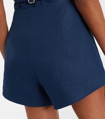 Sabine linen shorts | Posse