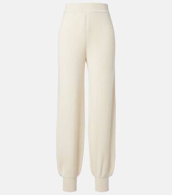 Juniper ribbed-knit cashmere sweatpants | Loro Piana