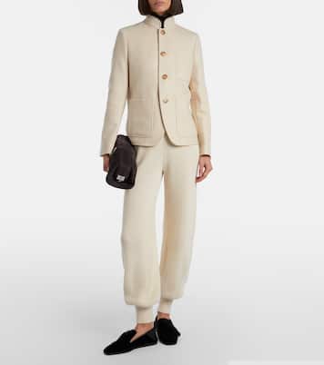 Juniper ribbed-knit cashmere sweatpants | Loro Piana