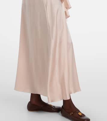 Ruffled silk skirt | Chloé