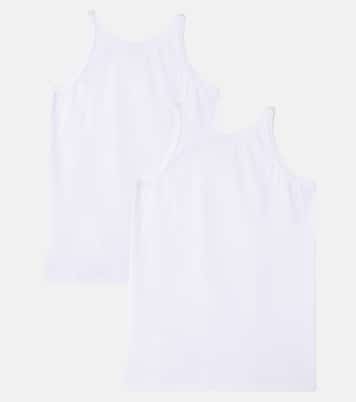 Set of 2 cotton jersey tank tops | Dolce&Gabbana Kids