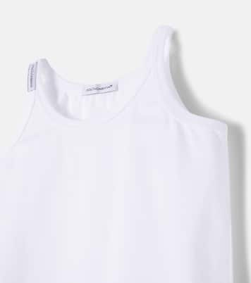 Set of 2 cotton jersey tank tops | Dolce&Gabbana Kids