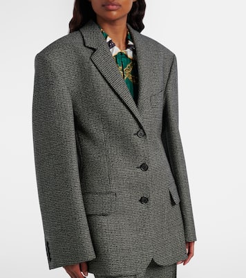 Houndstooth wool suit jacket | Acne Studios