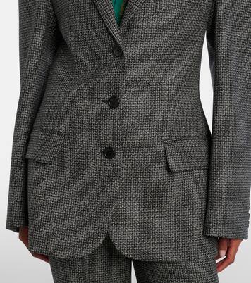 Houndstooth wool suit jacket | Acne Studios