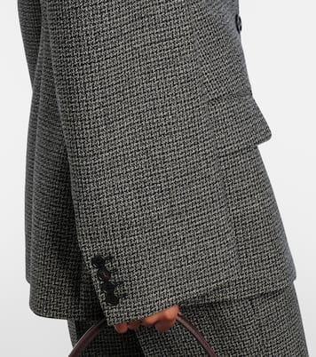 Houndstooth wool suit jacket | Acne Studios