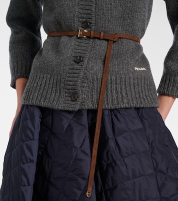 Suede belt | Prada
