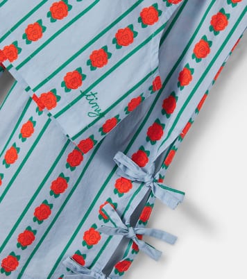 Floral cotton top and pants set | Tinycottons