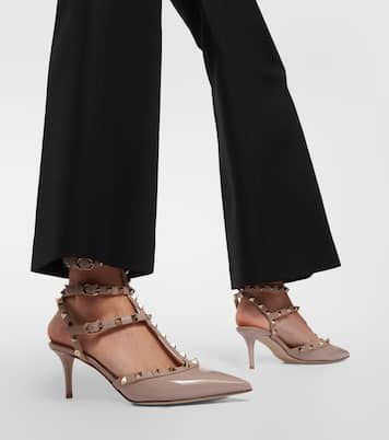 Valentino Garavani Rockstud patent leather pumps | Valentino Garavani