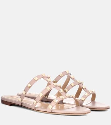 Mules Rockstud en cuir | Valentino Garavani