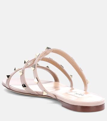 Mules Rockstud en cuir | Valentino Garavani