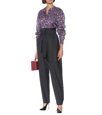 Vittoria checked virgin wool pants | Marant Etoile